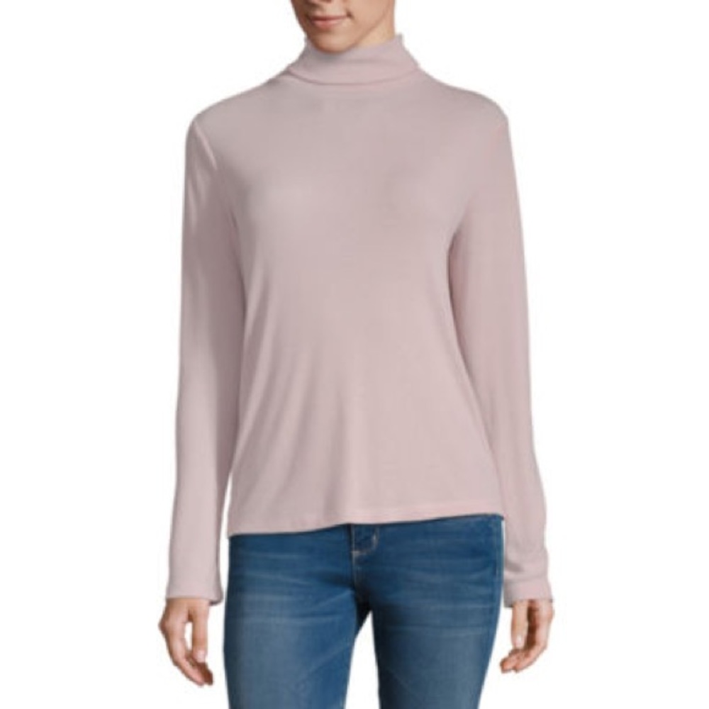ANA basic blush turtleneck knit